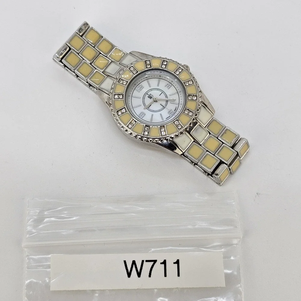 NYC Women's Watch 34MM MOP White Dial Multicolor Metal Bands 5.25